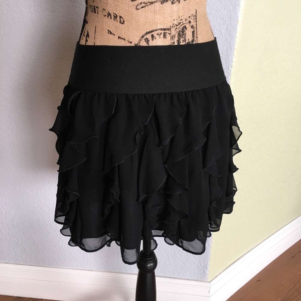 Express Design Studio Ruffle Skirt
